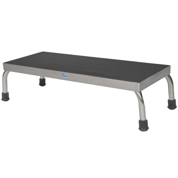 Pedigo Footstool, 12" X 30" X 8", Stainless Steel P-1012-SS